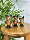 Set of Three Brown Cats