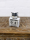 Small Wooden Owl Calendar