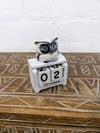 Small Wooden Owl Calendar