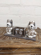White Two Dog Calendar