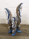 Set of 3 Blue Seahorses