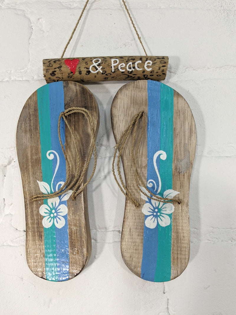 Love & Peace Flip Flop Hanger