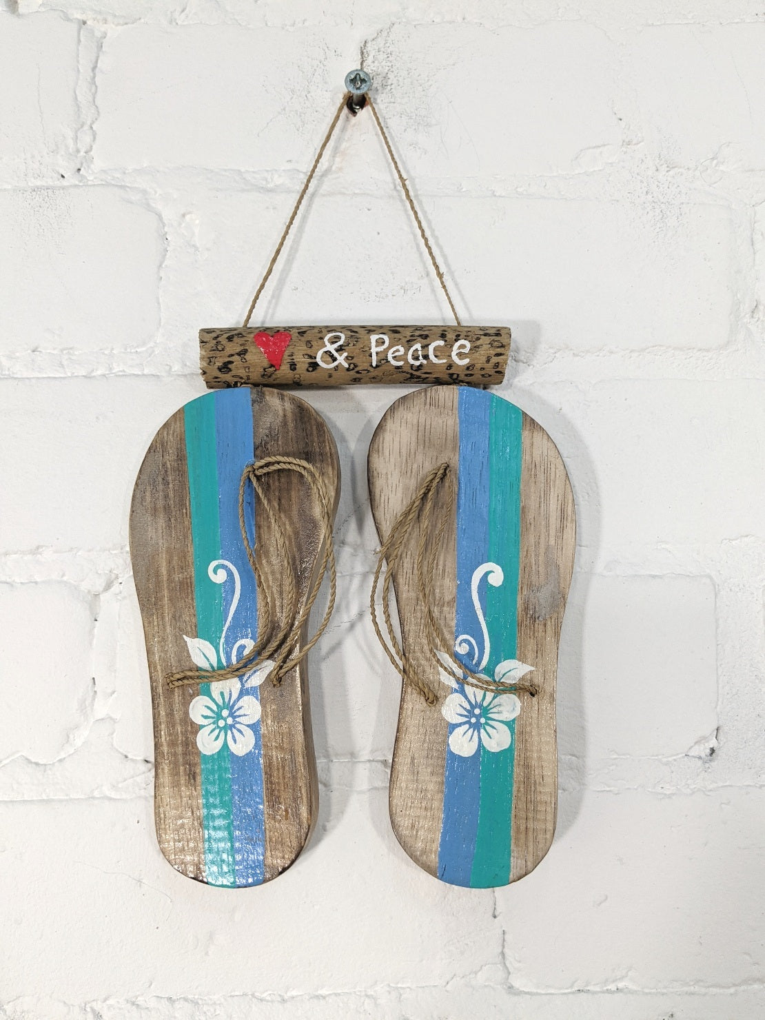 Love & Peace Flip Flop Hanger