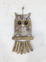 Owl with Twigs Wall Hanger