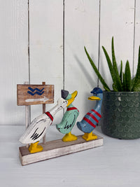 Wooden Ducks to Water