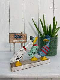 Wooden Ducks to Water