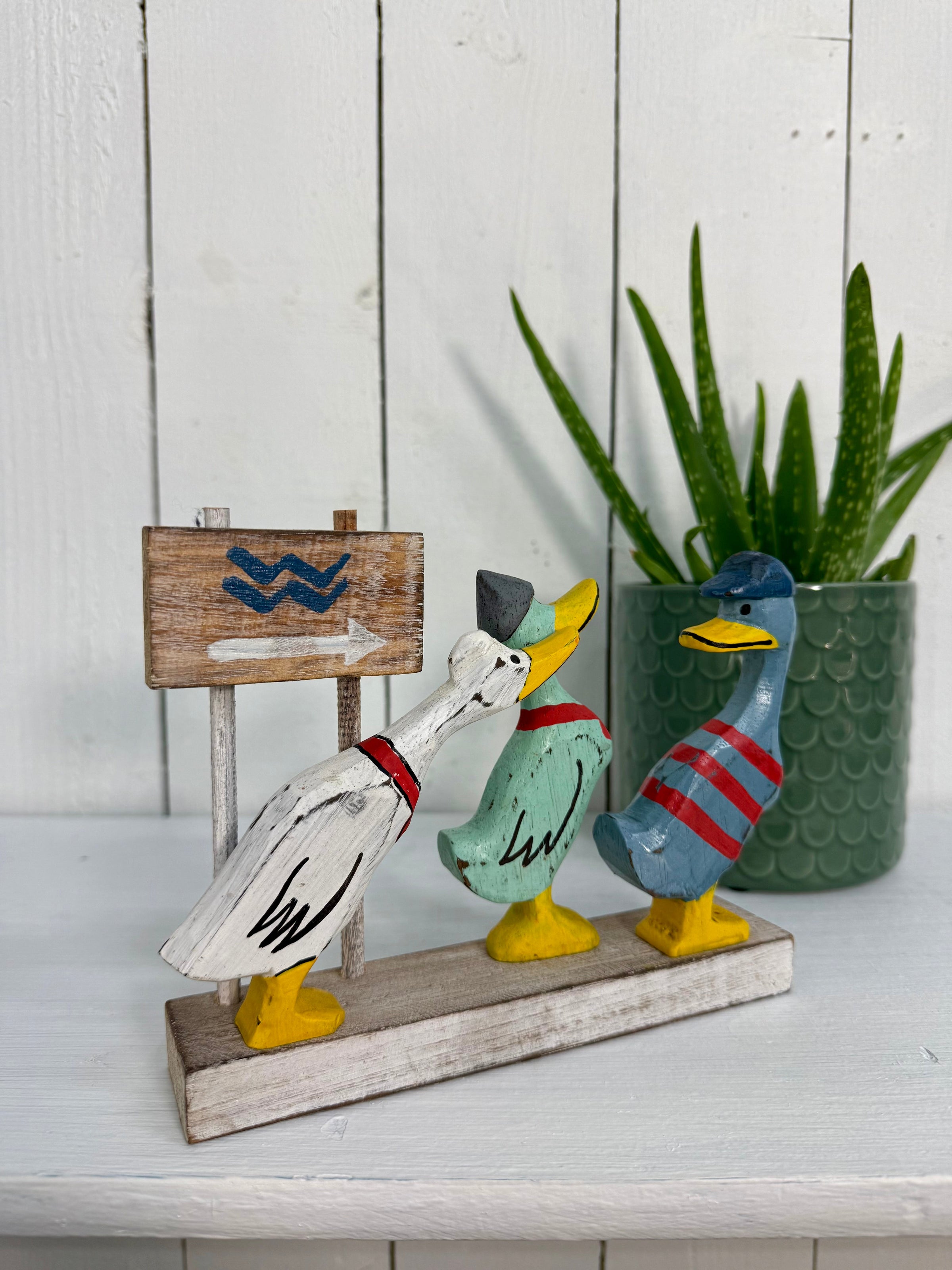 Wooden Ducks to Water