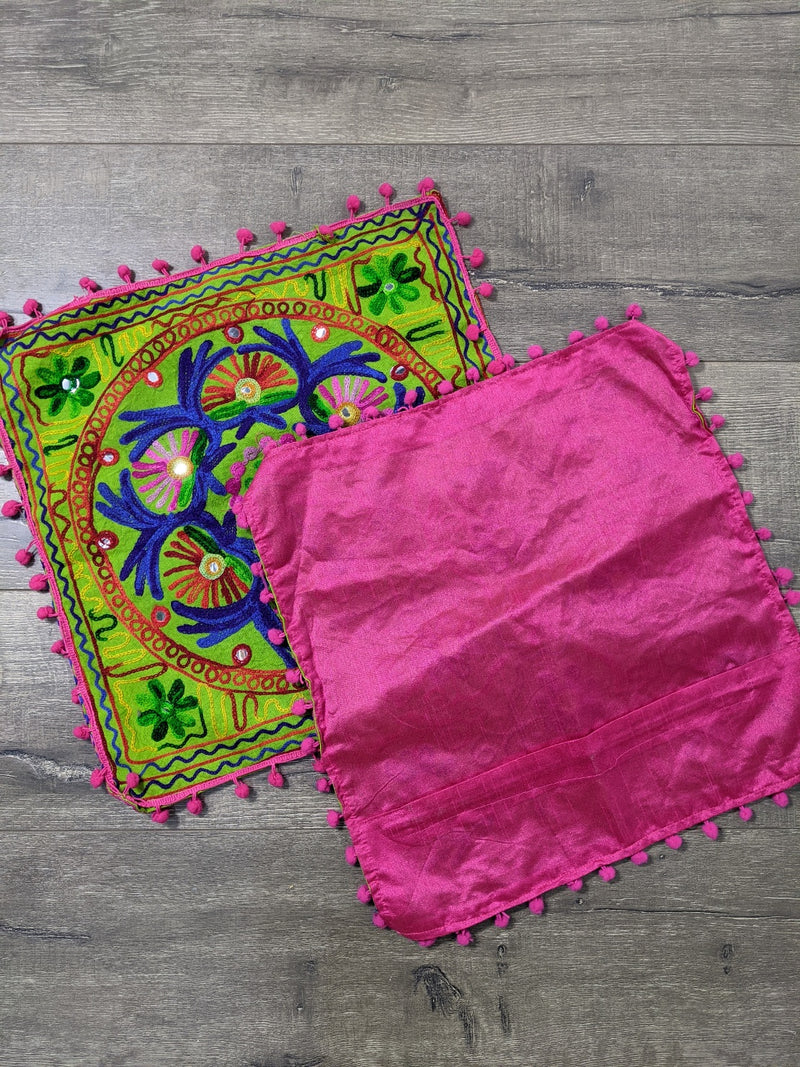 Embroidered Cushion Cover