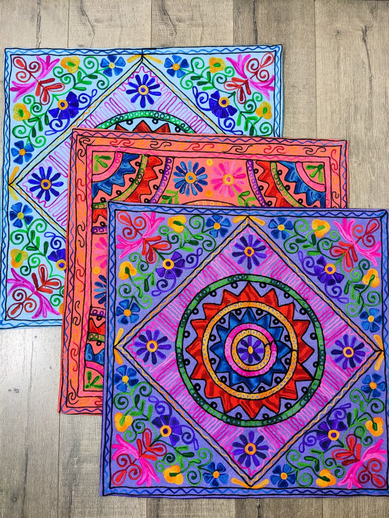 Embroidered Cushion Cover