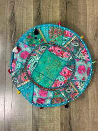 Large Round Pouffe Cover Only