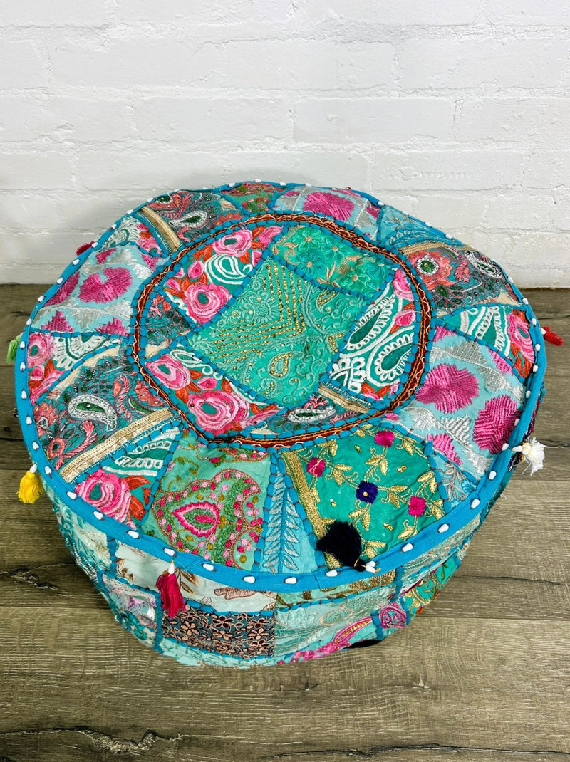 Large Round Pouffe Cover Only