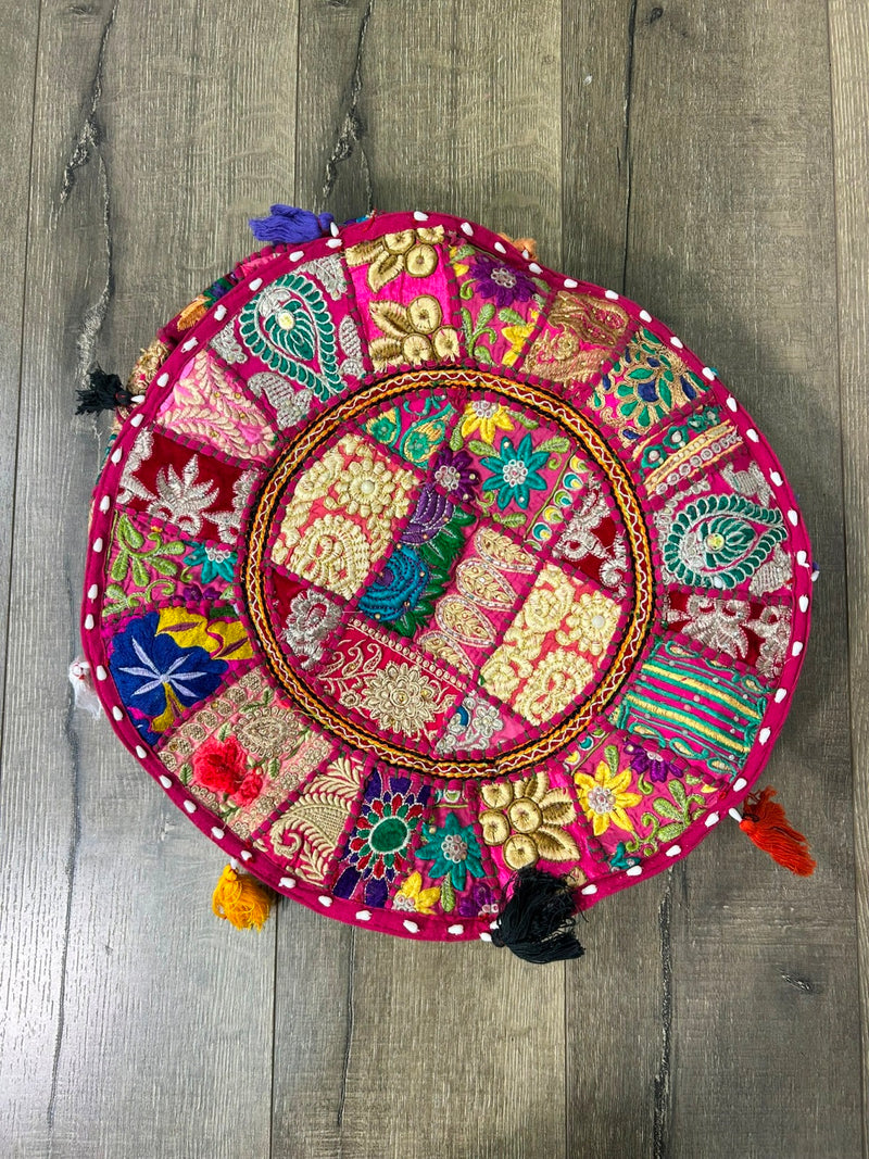 Small Round Pouffe Cover Only
