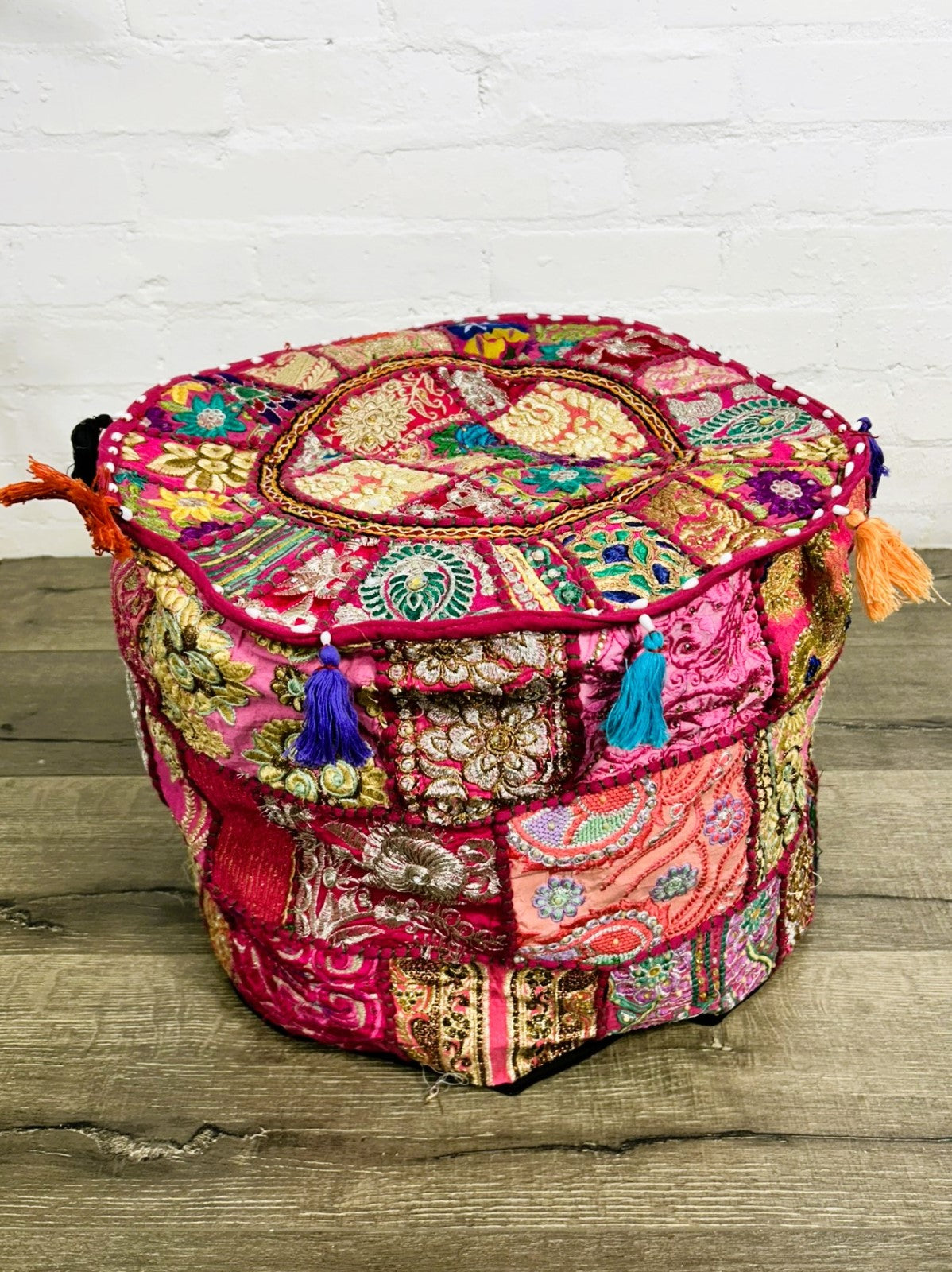 Small Round Pouffe Cover Only