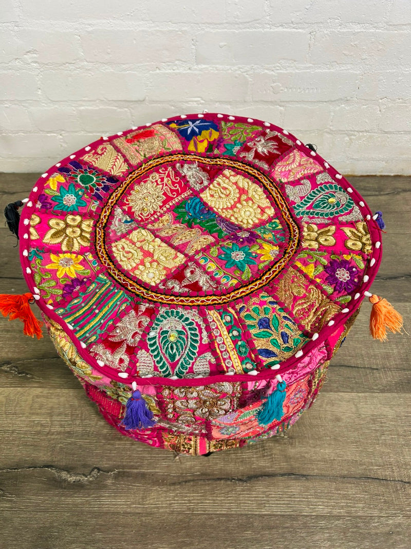 Small Round Pouffe Cover Only