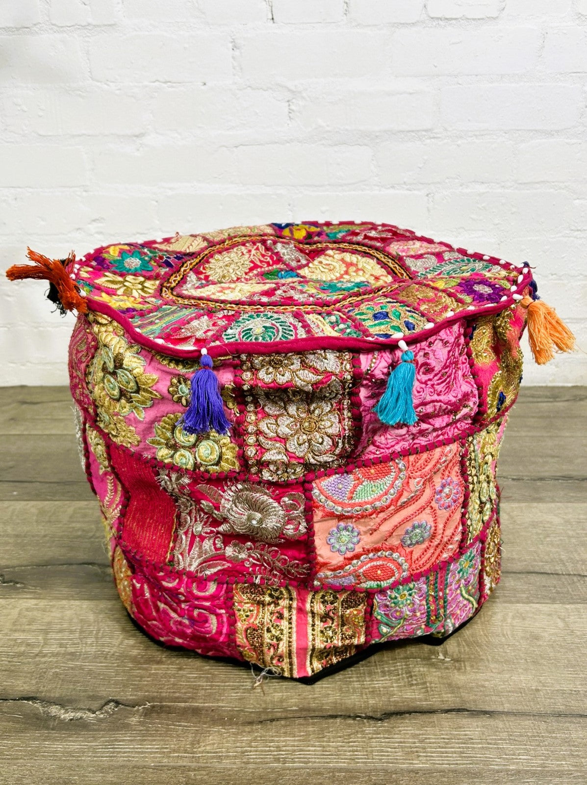 Small Round Pouffe Cover Only