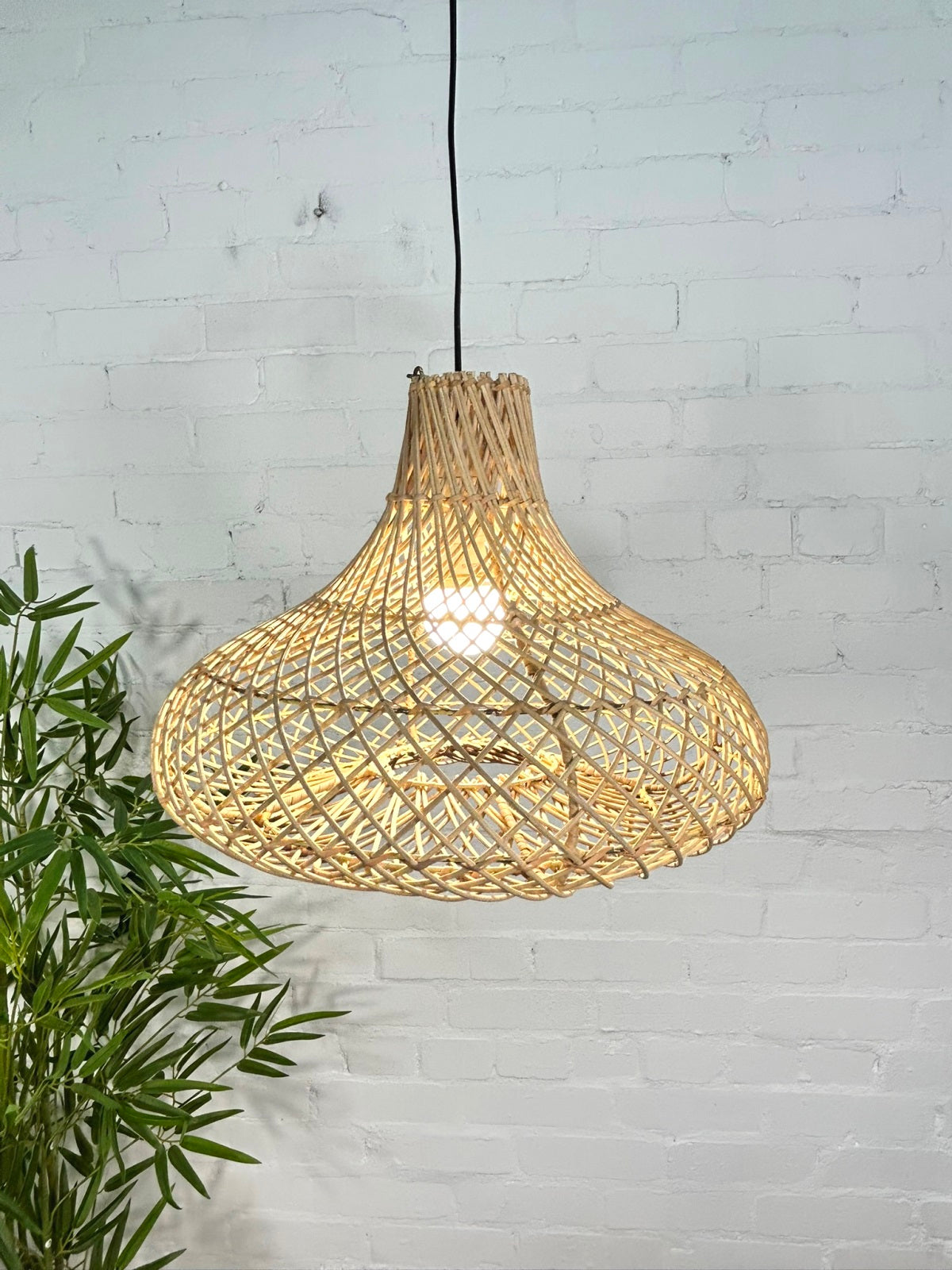 Large Rattan Lampshade