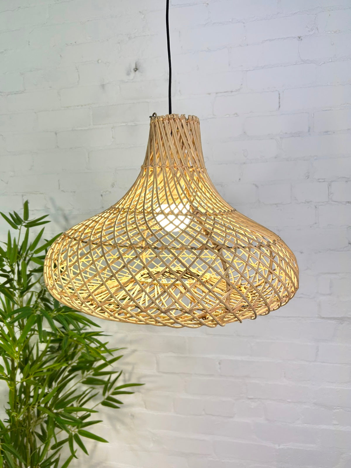 Large Rattan Lampshade