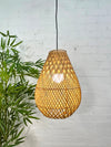 Pear Shape Rattan Lampshade