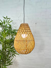 Pear Shape Rattan Lampshade