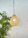 Pear Shape Rattan Lampshade