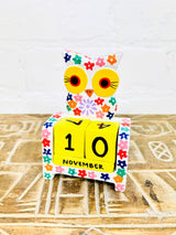 Bright Painted Owl Calendar