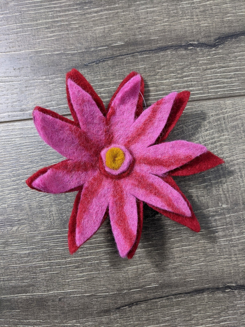 Felt Flower Brooch