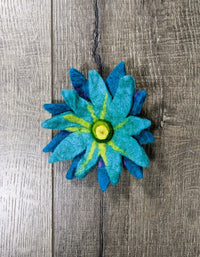 Felt Flower Brooch