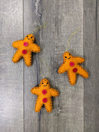 Felt Hanging Gingerbread Man