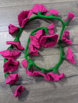 Felt String Of Flowers