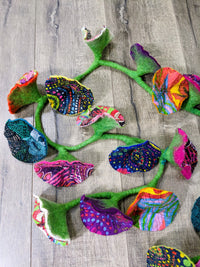 Felt And Fabric Flower String