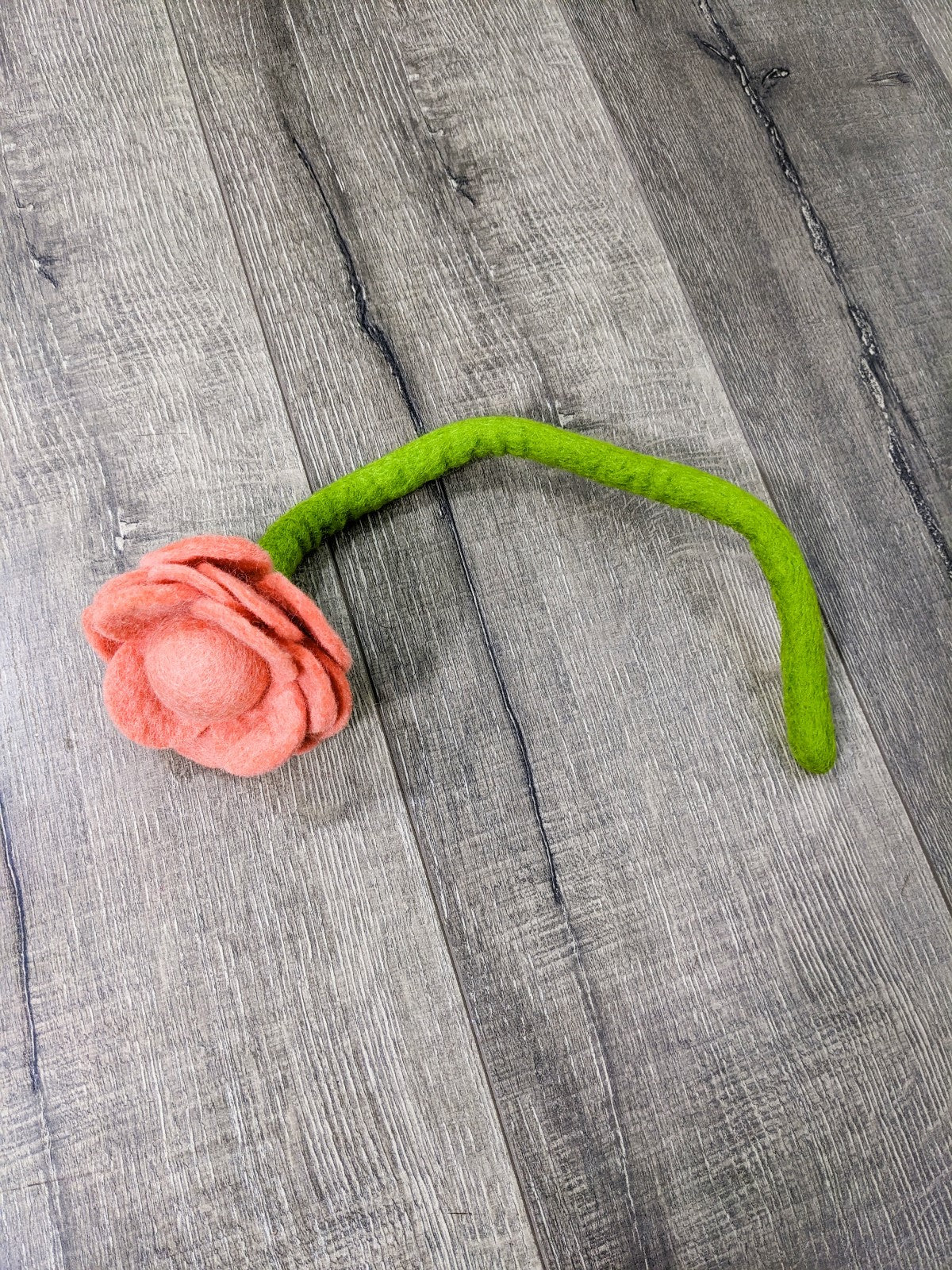 Assorted Felt Single Rose