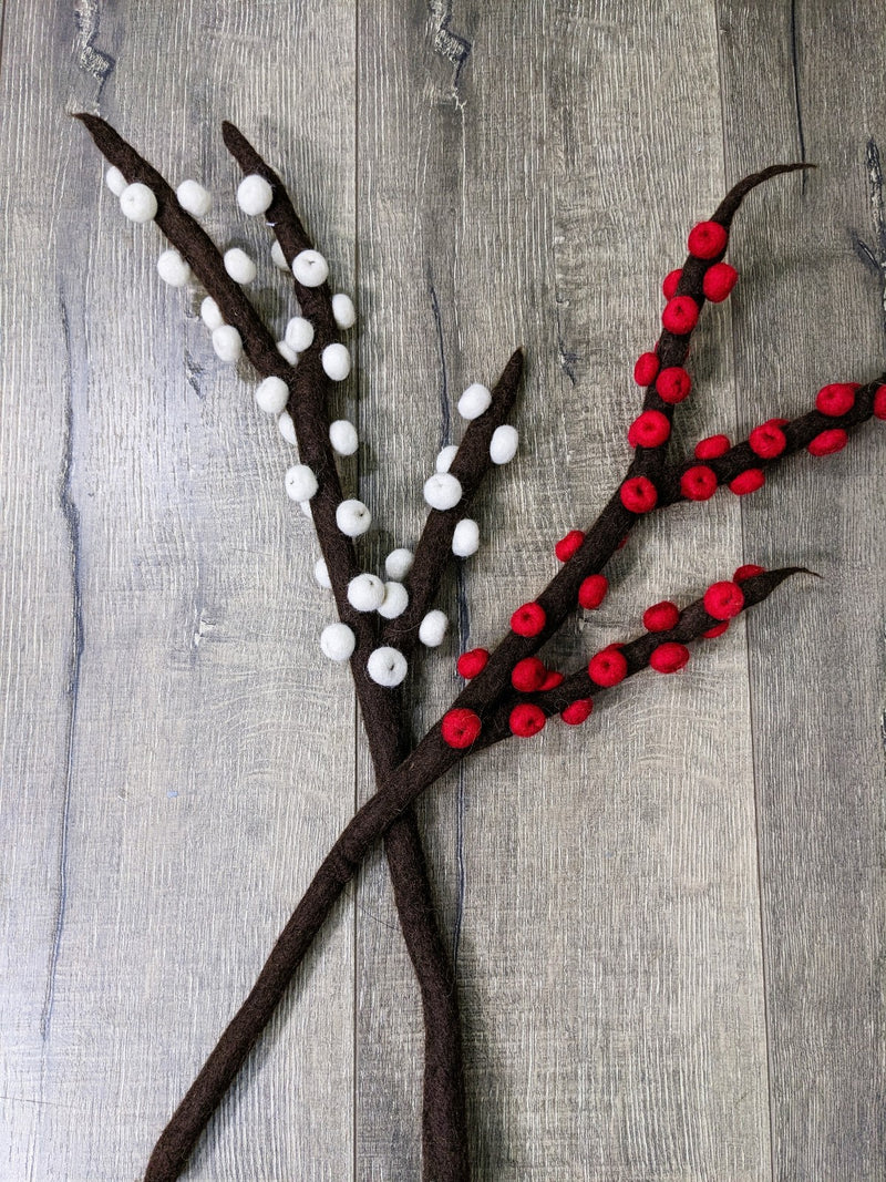 Felt Blossom Twig