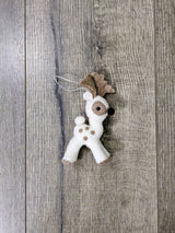 Felt White Hanging Bambi