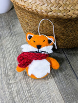 Felt Fox With Scarf