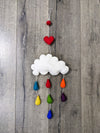 Felt Cloud And Rain Mobile
