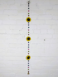 Sunflower Felt Hanging String