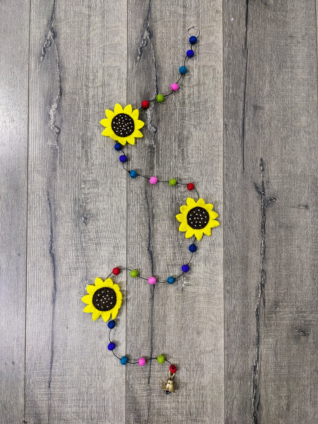 Sunflower Felt Hanging String – Gringo Fairtrade