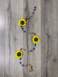 Sunflower Felt Hanging String