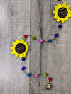 Sunflower Felt Hanging String