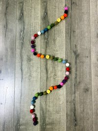 Felt Bobble String Multicoloured
