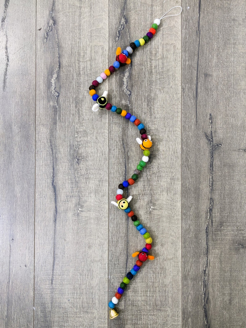 Felt Bee And Bobble String