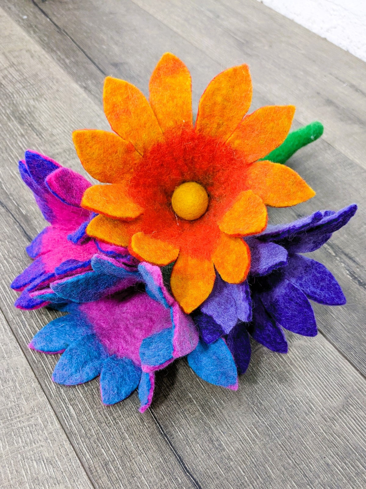 Felt Bright Flower