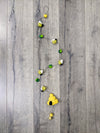Felt Beehive & Bee String