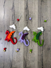 Felt Dragon & Cloud Mobile