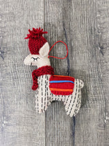 Felt Llama Hanger With Scarf