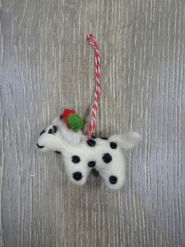 Felt Hanging Spotty Dog