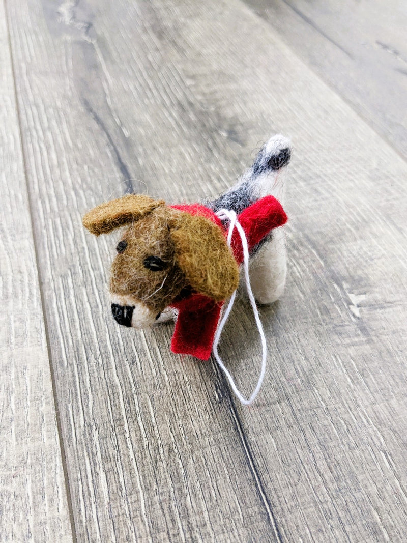 Felt Hanging Dog
