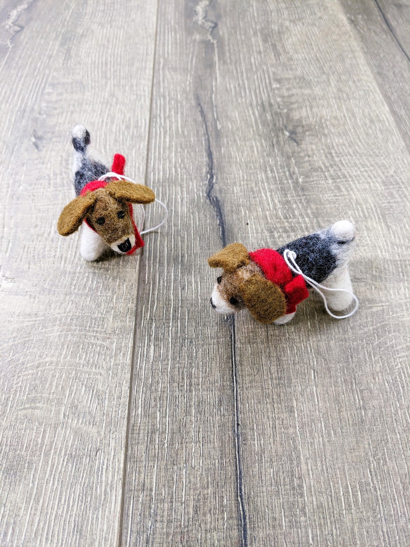 Felt Hanging Dog