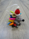 Felt Hanging Xmas Hedgehog