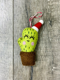 Felt Hanging Xmas Cactus